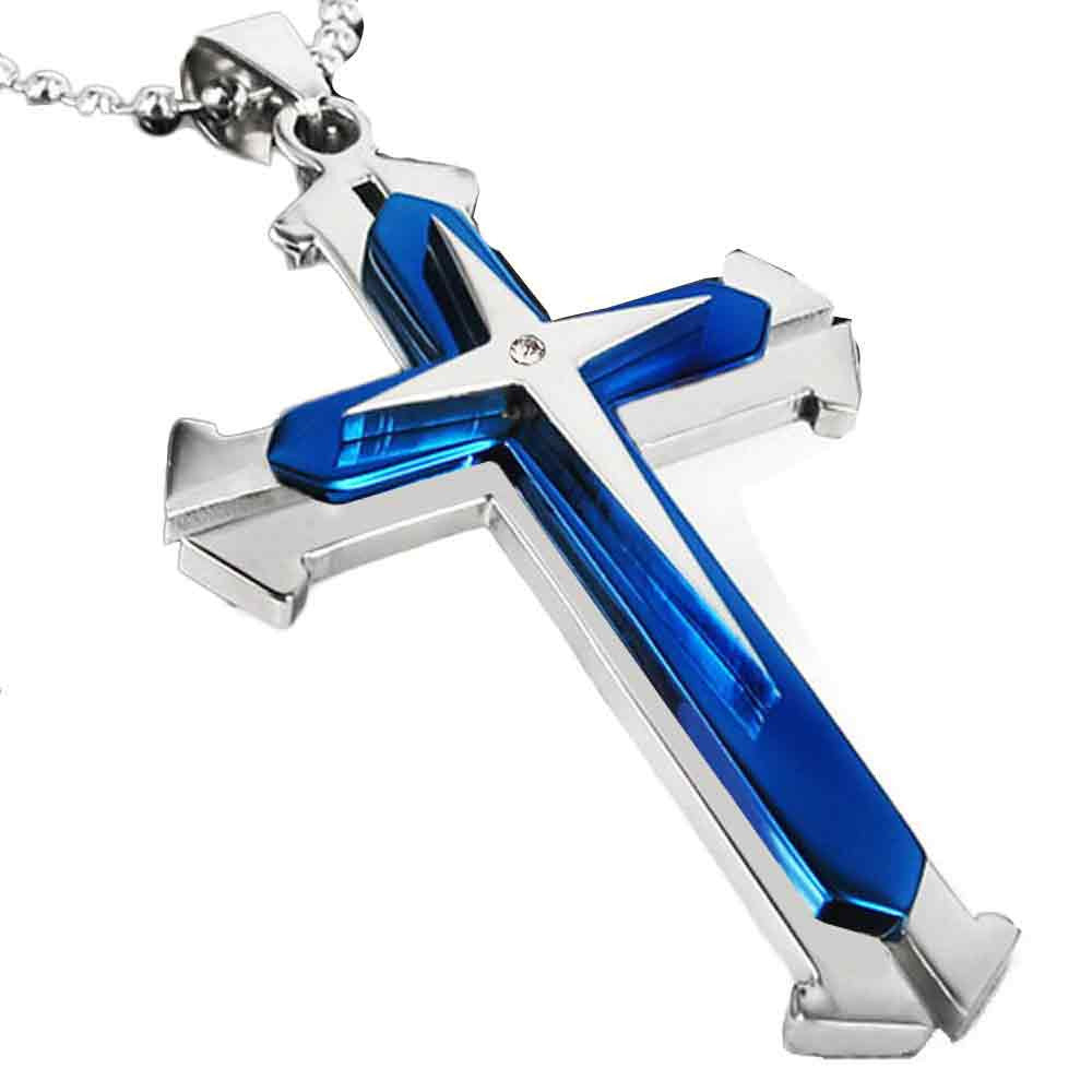 Fashionable Simple Cross Pendant Necklace