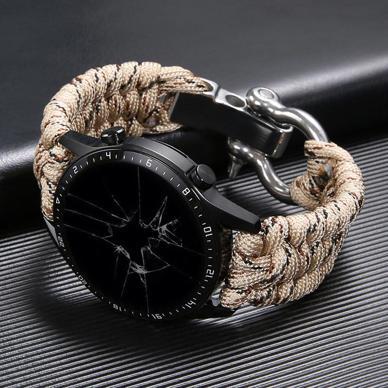 Outdoor Paracord Braided Strap Nylon Adjustable