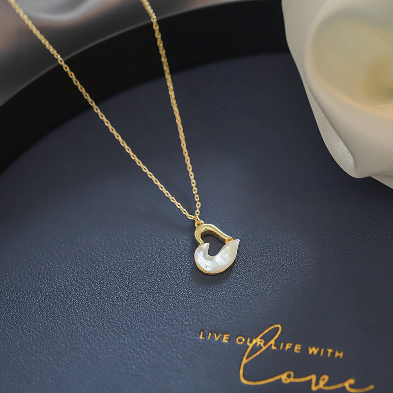 New Fashion Trending Cold Style Personalized Bow Sweet Geometry Necklace