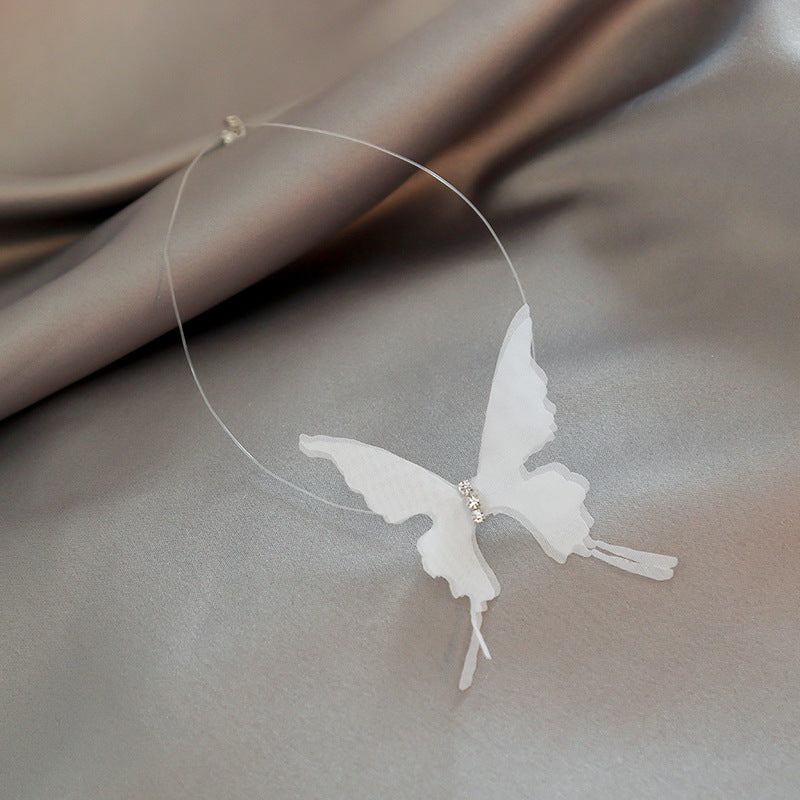 New Fashion Trending Cold Style Personalized Bow Sweet Geometry Necklace