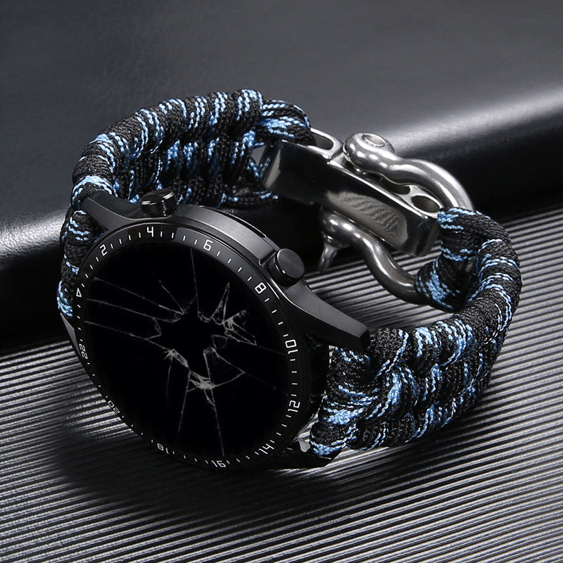 Outdoor Paracord Braided Strap Nylon Adjustable