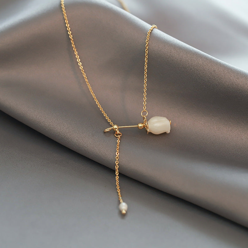 New Fashion Trending Cold Style Personalized Bow Sweet Geometry Necklace